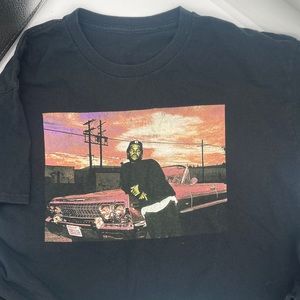 Women's Vintage BOYZ N THE HOOD Ice Cube half T-Shirt crop top